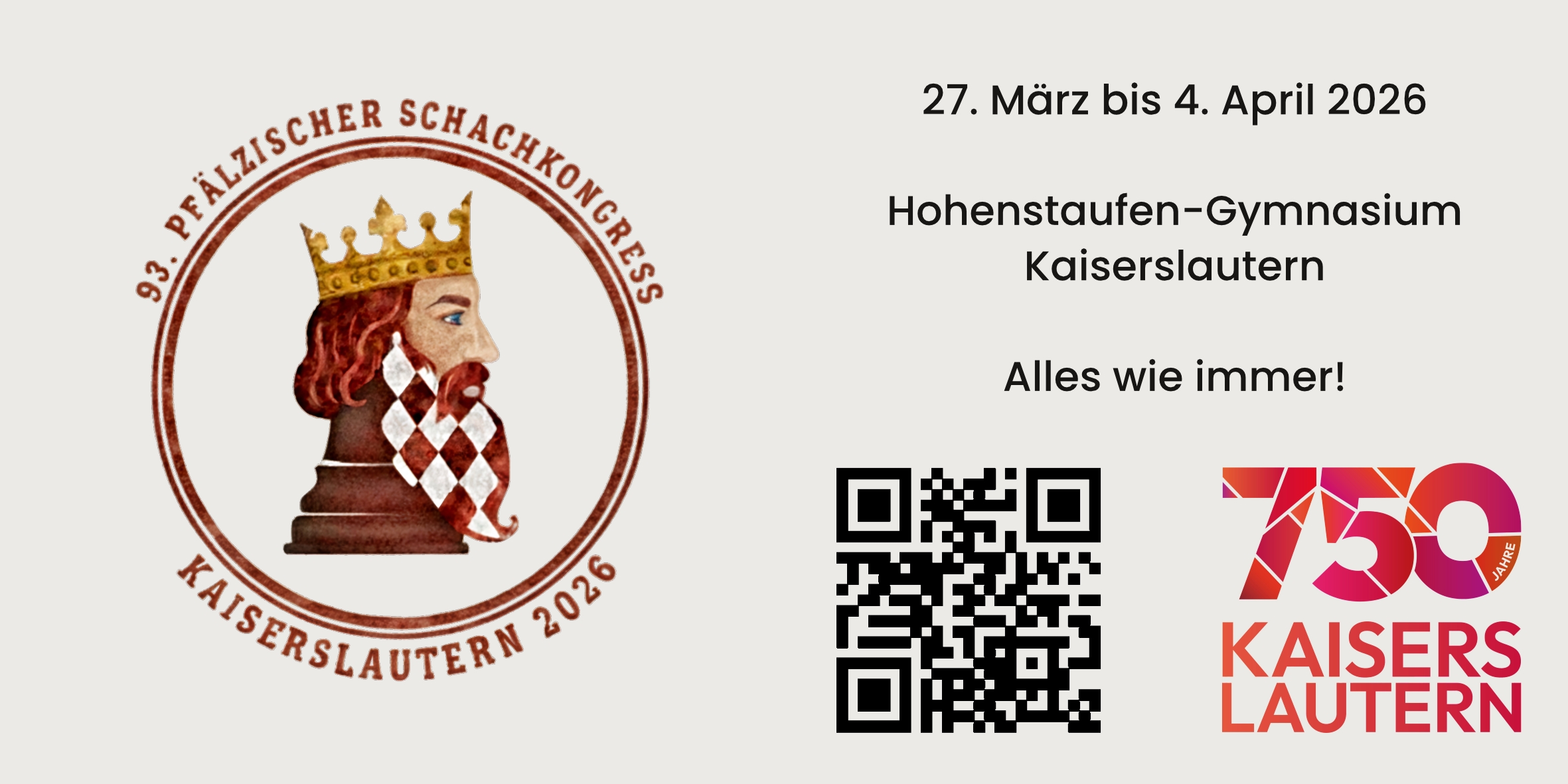 Schachkongress 2026 - alles wie immer